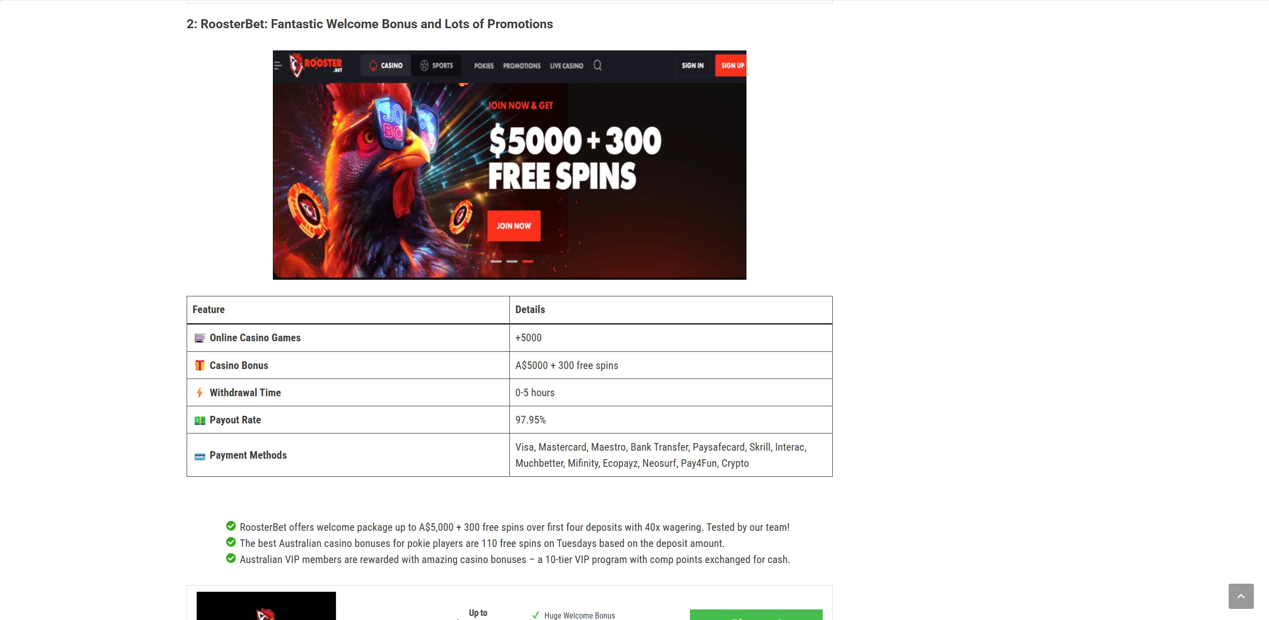 Screenshot of Gamerules.com —  Best Casino Bonus Australia – Top Aussie Gambling Offers