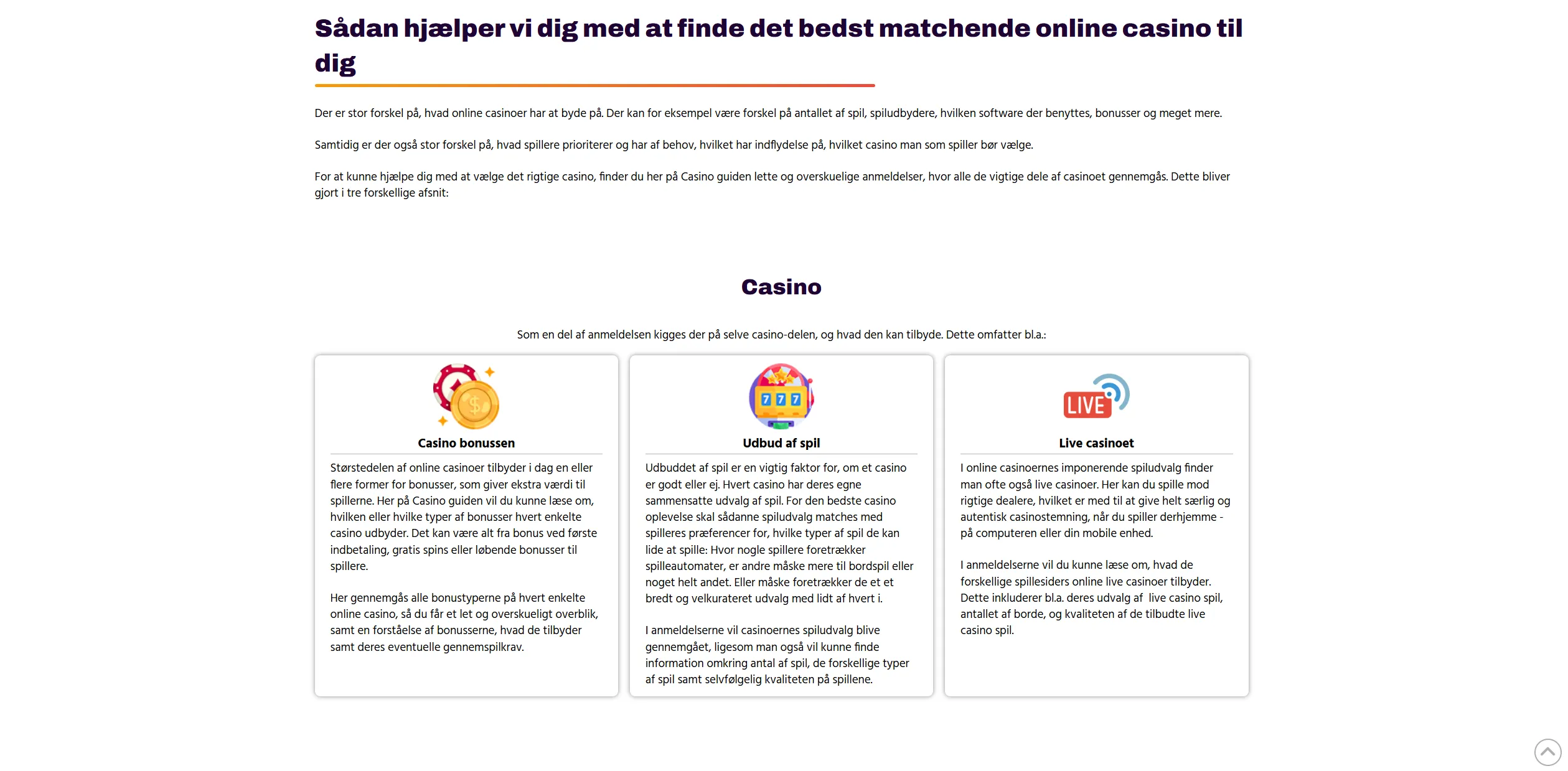 Screenshot of Casino.ekstrabladet.dk - Best casino bonuses in [month [year] for approved Danish casinos