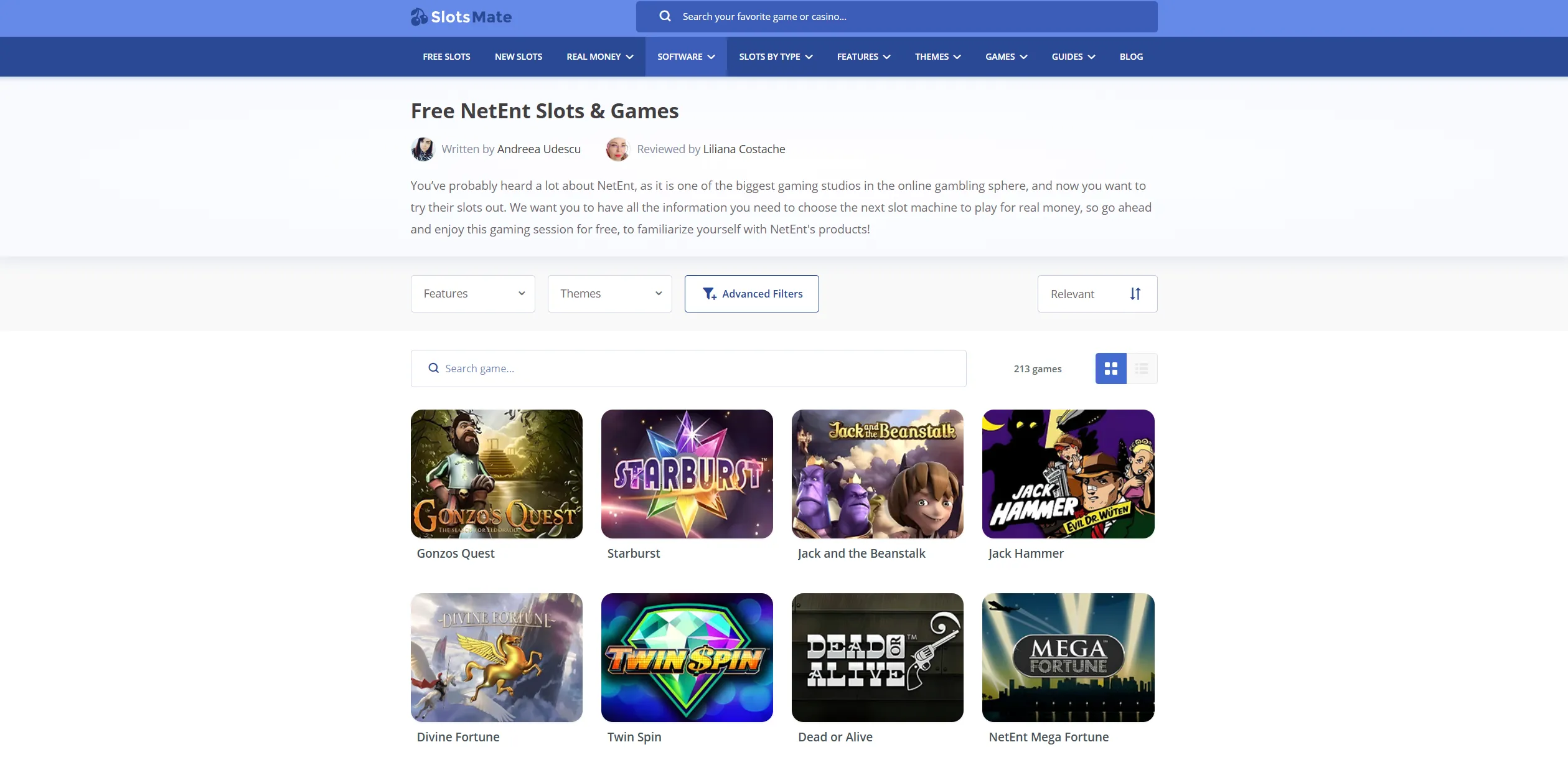 Screenshot of Slotsmate.com - Free Spins No Deposit Denmark