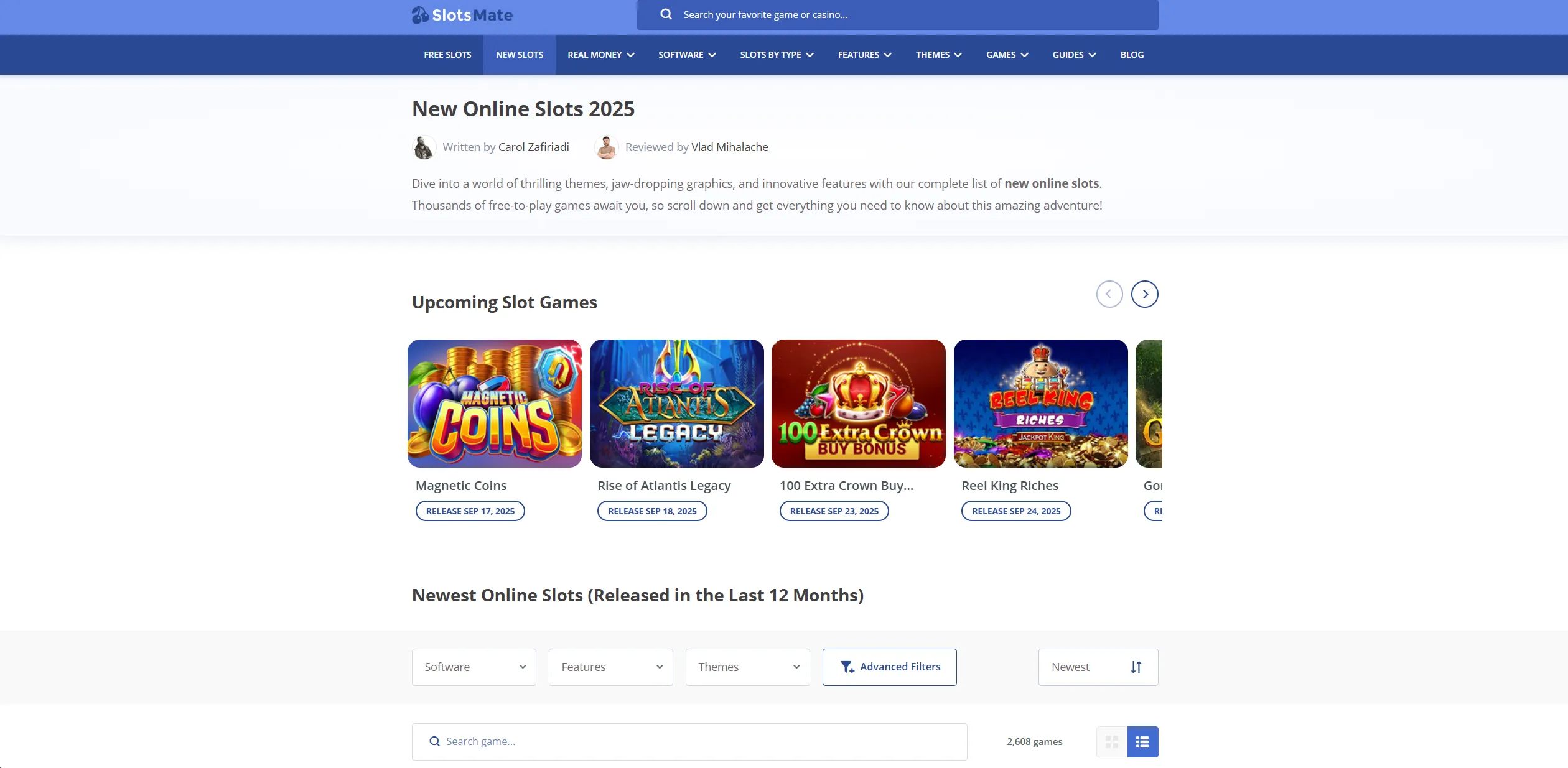 Screenshot of Slotsmate.com - Free Spins No Deposit Greece Discover Free Spins in Greece