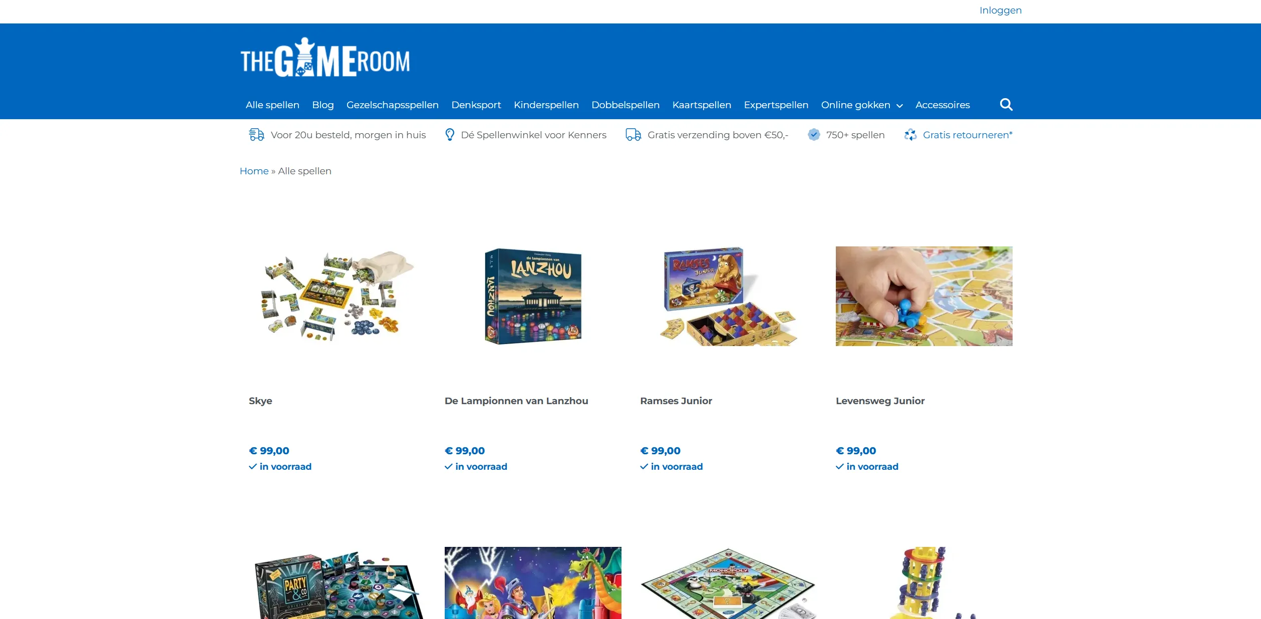 Screenshot of Thegameroom.org — Bonus Zonder Storting: Beste No Deposit Bonus