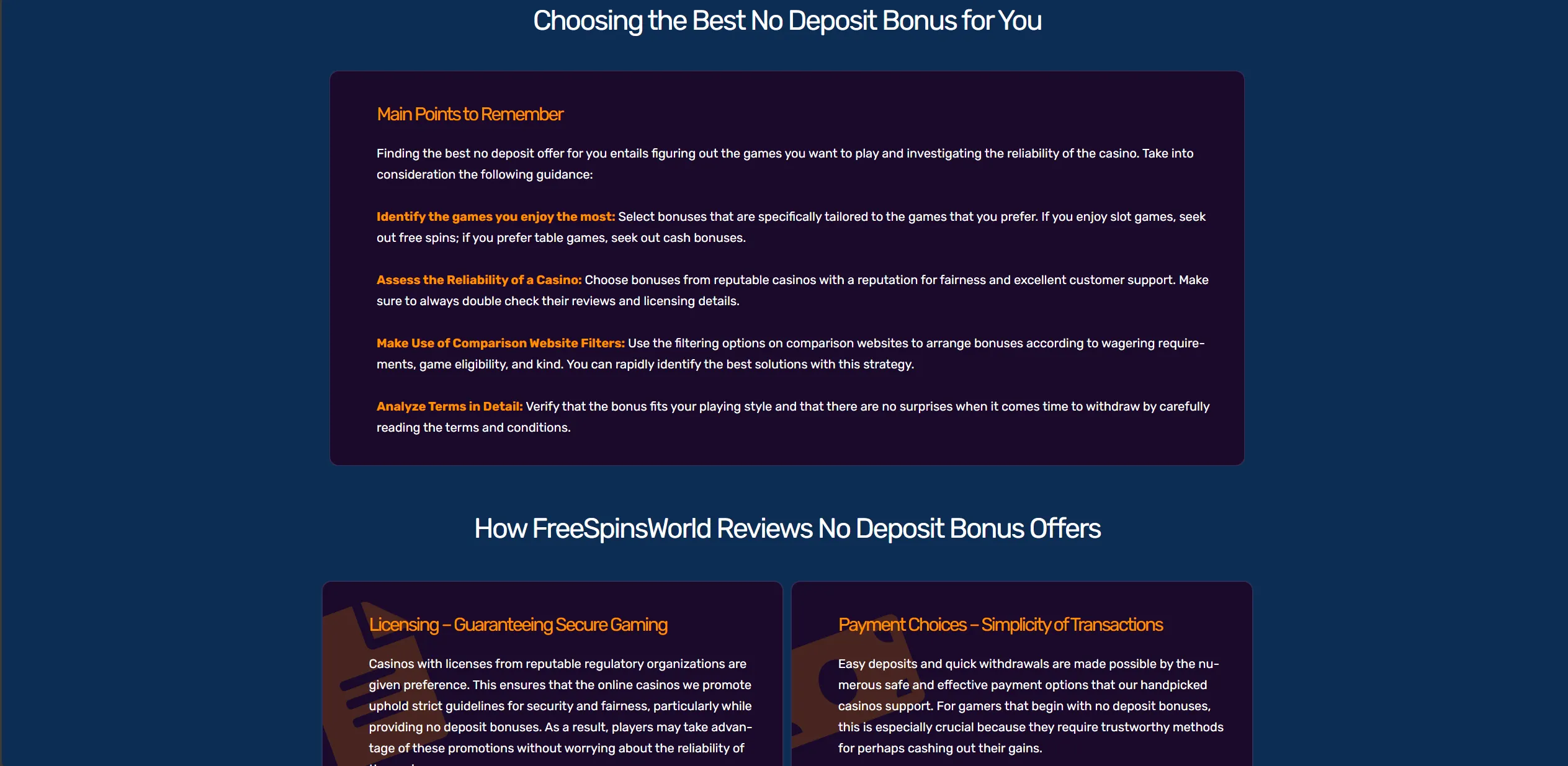 Screenshot of Freespinsworld.com -  No Deposit Bonus Norway • FreeSpinsWorld