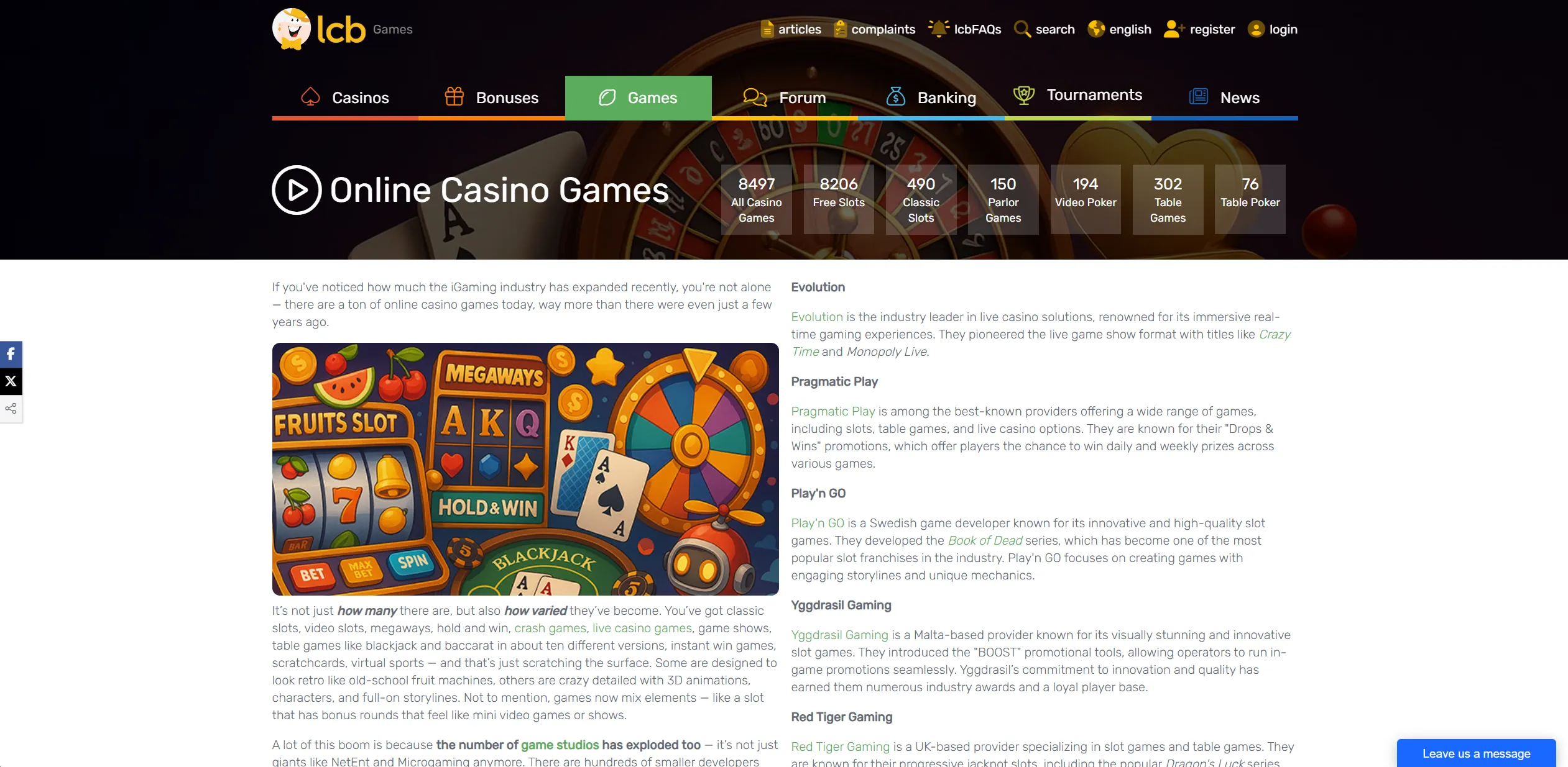 Screenshot of LCB.org - Latest No Deposit Bonuses For Swedish Players ✅ Top Sweden Casinos