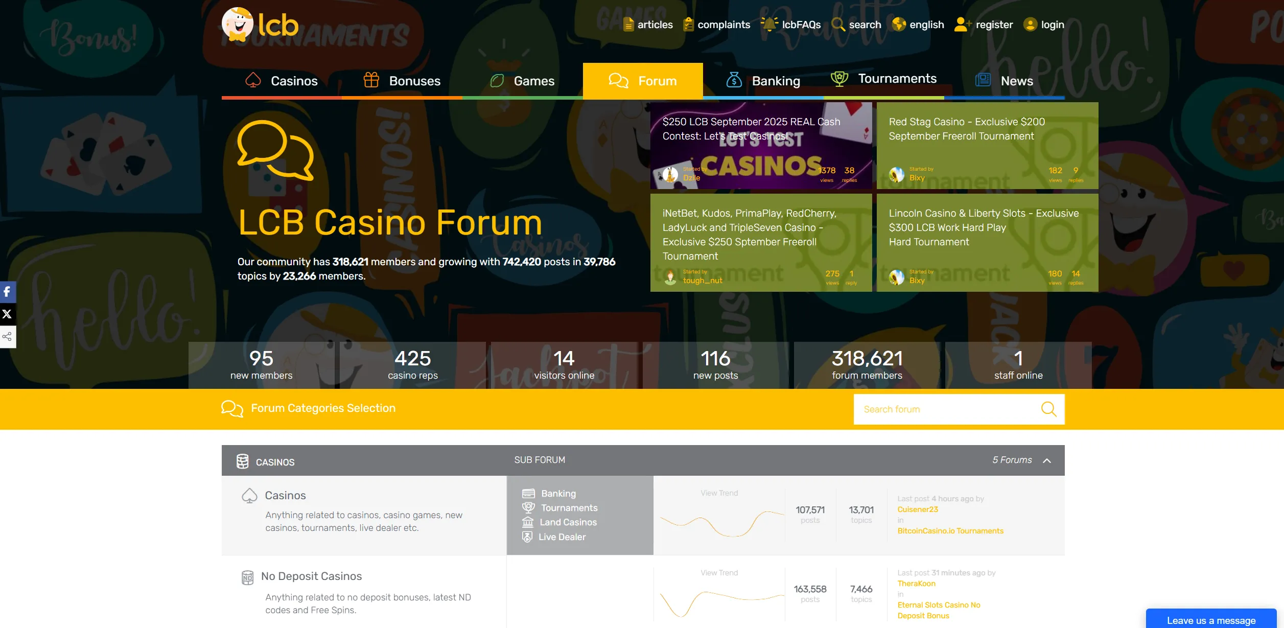 Screenshot of LCB.org - Latest No Deposit Bonuses For Swedish Players ✅ Top Sweden Casinos